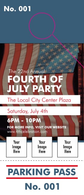 Fourth of July Hang Tag