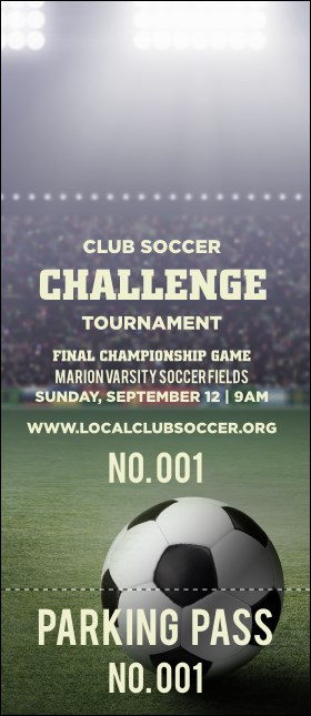 Soccer Field Hang Tag