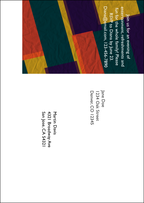 All Purpose Blocks Postcard Mailer Product Back