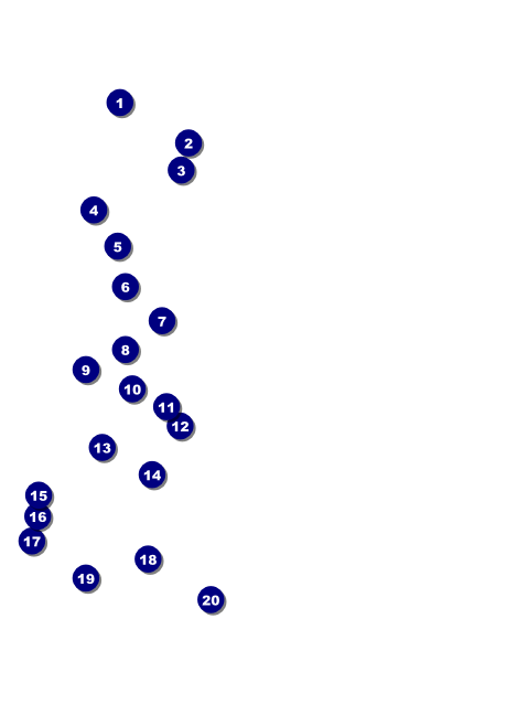 Cap and Gown logo Postcard Mailer Front Field Markers