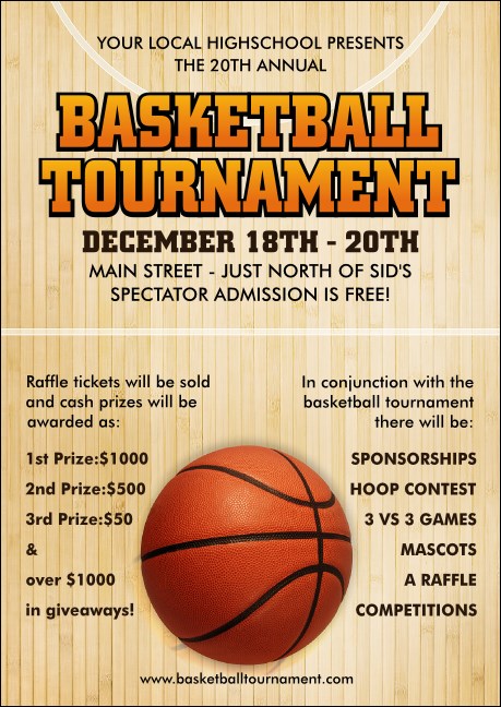 Basketball Court  Postcard Mailer Product Front