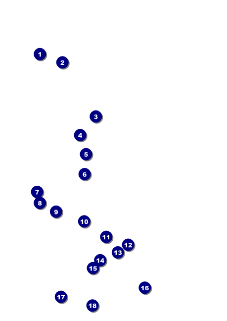 All Purpose Chalkboard Black and White  Postcard Mailer Front Field Markers