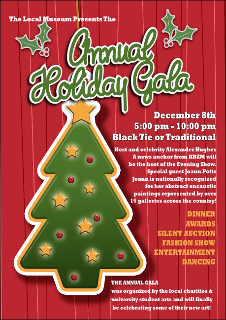 Holiday Tree  Postcard Mailer Product Front