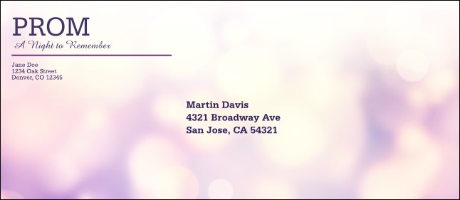 Abstract Lights #10 Envelope