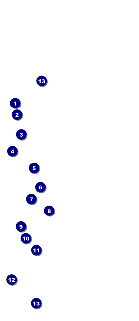 Nature Series - Blue Ocean Hang Tag Front Field Markers