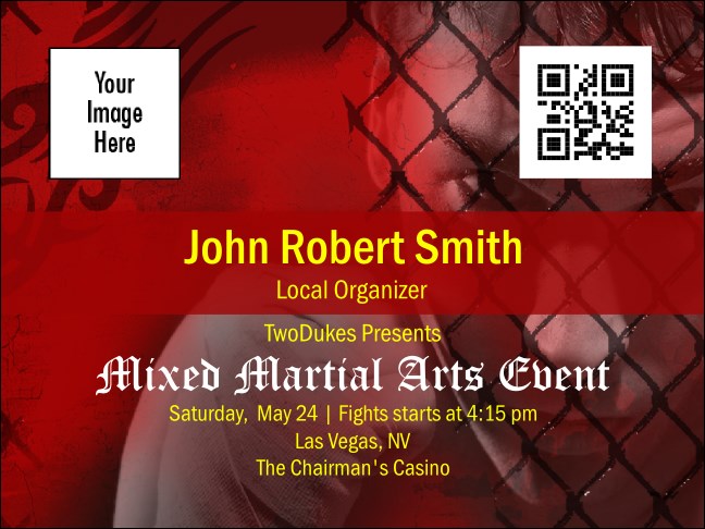 Mixed Martial Art Economy Event Badge