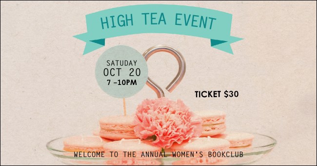 High Tea Facebook Ad