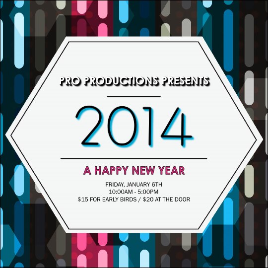 Year Neon Lights Instagram Post