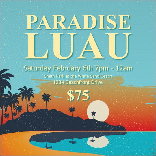 Beach Instagram Post