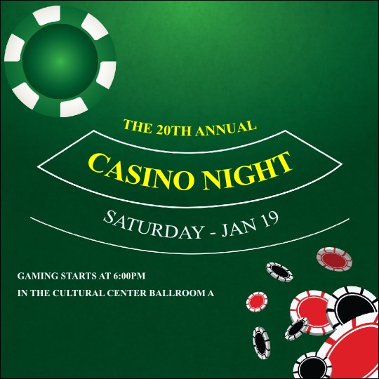 Casino Chips Instagram Post