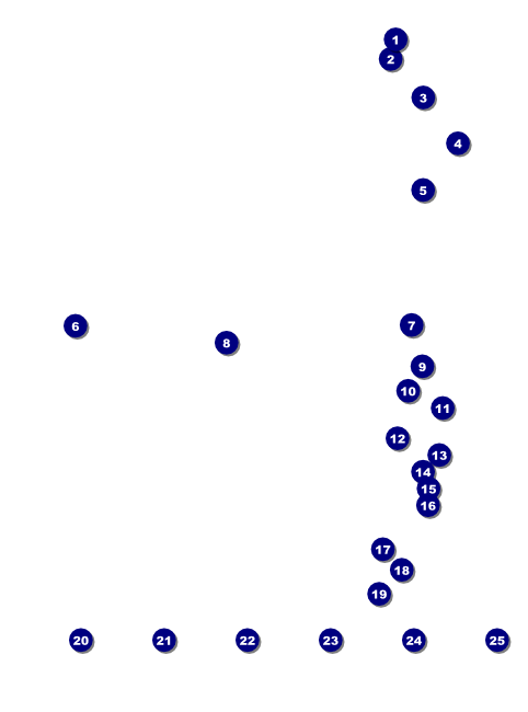 Milwaukee Flyer (Black and White) Front Field Markers