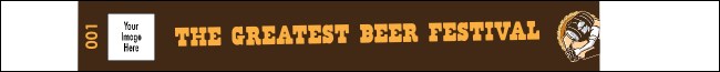 Beer Festival Artisan Premium Synthetic Wristband Product Front