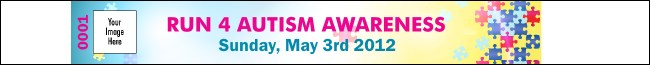 Autisim Awareness Premium Synthetic Wristband Product Front
