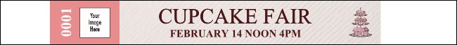 Cupcake Premium Synthetic Wristband Product Front