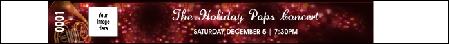 Symphony Holiday Pops Premium Synthetic Wristband Product Front