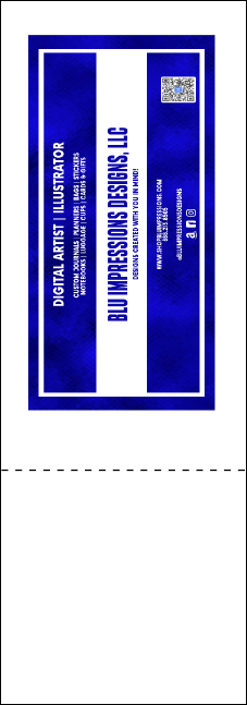 All Purpose Geometric QR Event Ticket Product Back