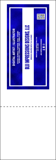 All Purpose Hex QR Event Ticket Product Back