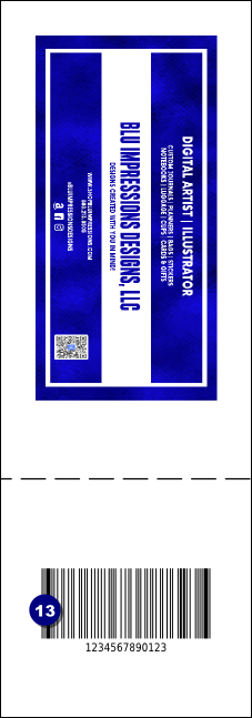 Big Logo Magenta QR Event Ticket Product Back