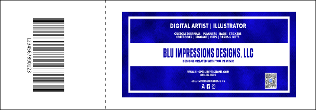 Black Tie Gala QR Event Ticket Product Back