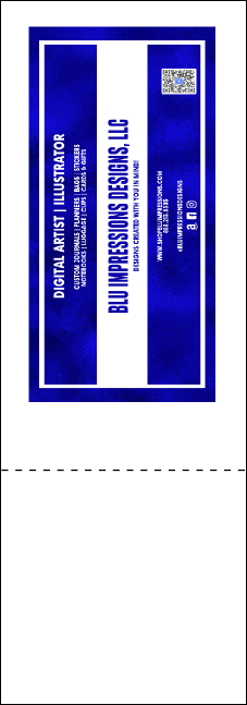 Book Fair QR Event Ticket Product Back