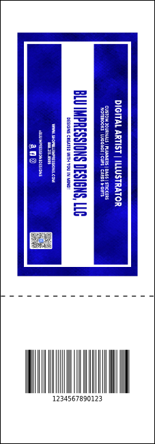 Bow Tie QR Event Ticket Product Back