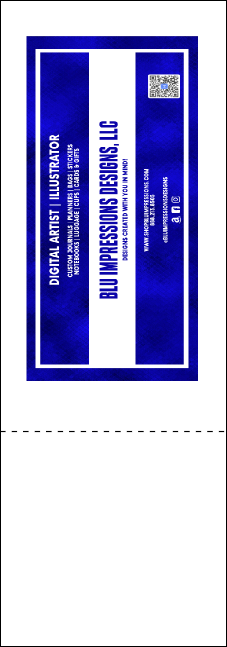 Curling QR Event Ticket Product Back