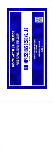 Dinosaur Illustrated QR Event Ticket Product Back