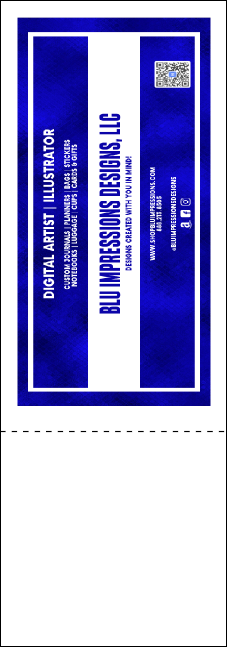 Education Fundraiser QR Event Ticket Product Back