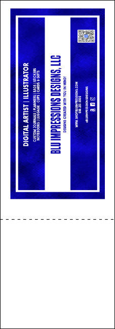 Faded Colors QR Event Ticket Product Back