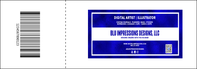 Jazz QR Event Ticket Product Back