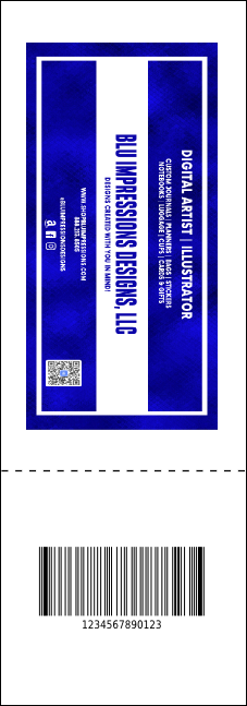 Tuscany QR Event Ticket Product Back