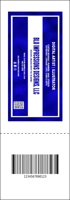 Wheat QR Event Ticket Product Back