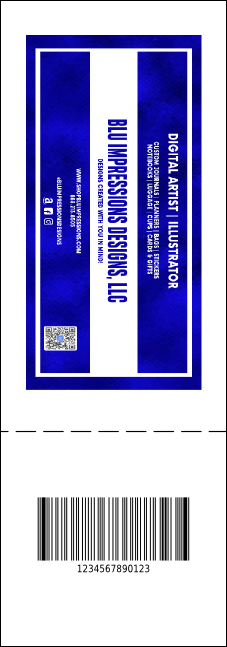 Your Photo Concert QR Event Ticket Product Back