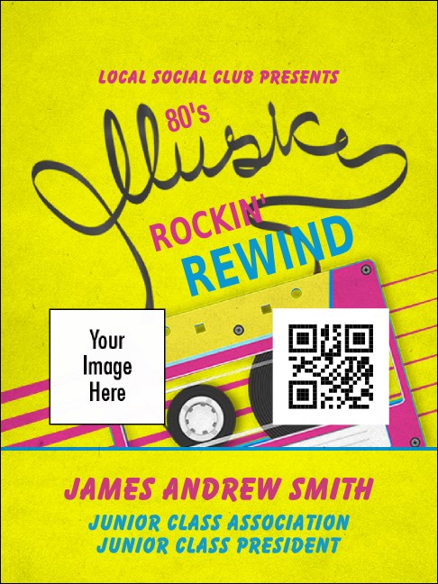 80s Music Club  Economy Event Badge