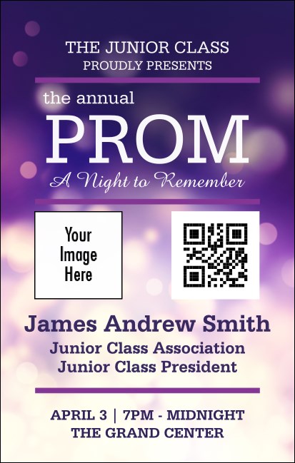 Abstract Lights VIP Event Badge Medium V2 Product Front