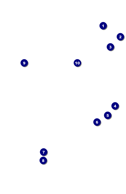 Cool Christmas VIP Event Badge Small Front Field Markers