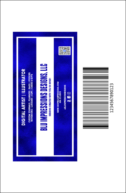 All Purpose Hex VIP Event Badge Small Product Back