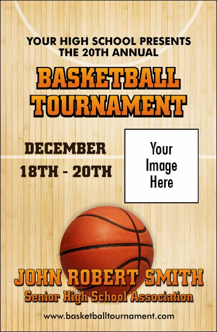 Basketball Court VIP Event Badge Small