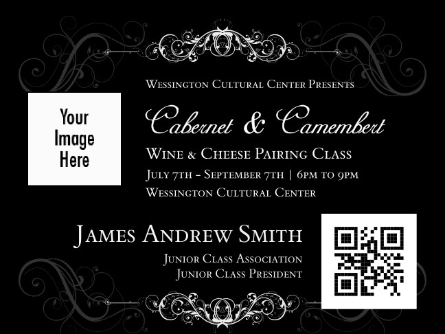 Black Tie Gala 2 Economy Event Badge Product Front