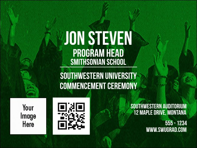 Graduation - Green Economy Event Badge Economy Event Badge Product Front