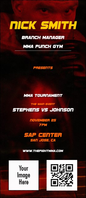 MMA The Fight Night VIP Event Badge Large VIP Event Badge Large Product Front