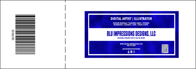 Dinner Dance Event Ticket Product Back