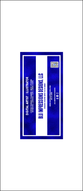 Nightclub Blue VIP Event Badge Large Product Back