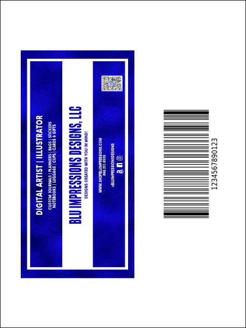 Red Economy Event Badge Product Back