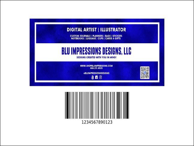 Red, White, and Blue Stars Economy Event Badge Economy Event Badge Product Back