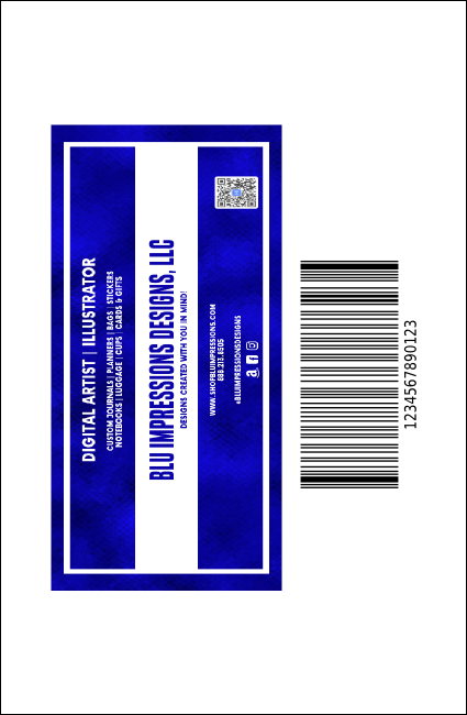 Autism Awareness VIP Event Badge Small Product Back