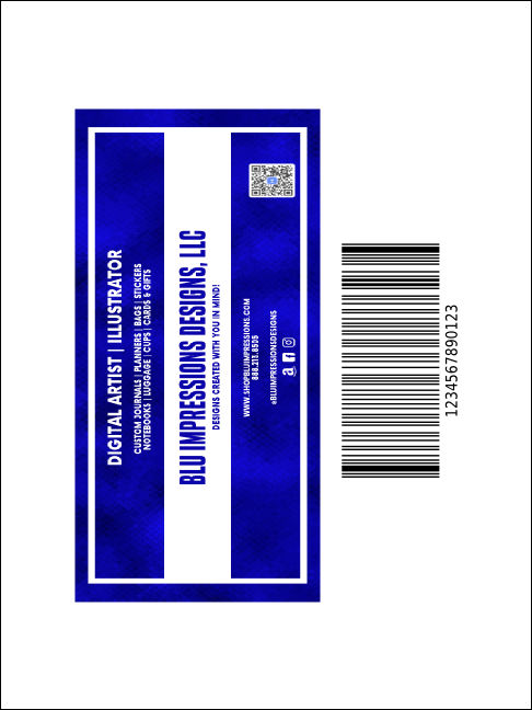 Blues Economy Event Badge Product Back