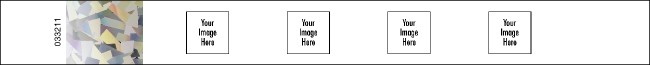 4 Logo Hologram Wristband Product Front