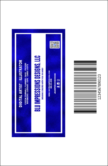Book Fair VIP Event Badge Small Product Back