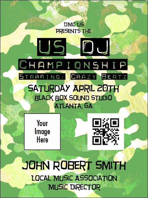 Camouflage Economy Event Badge Product Front